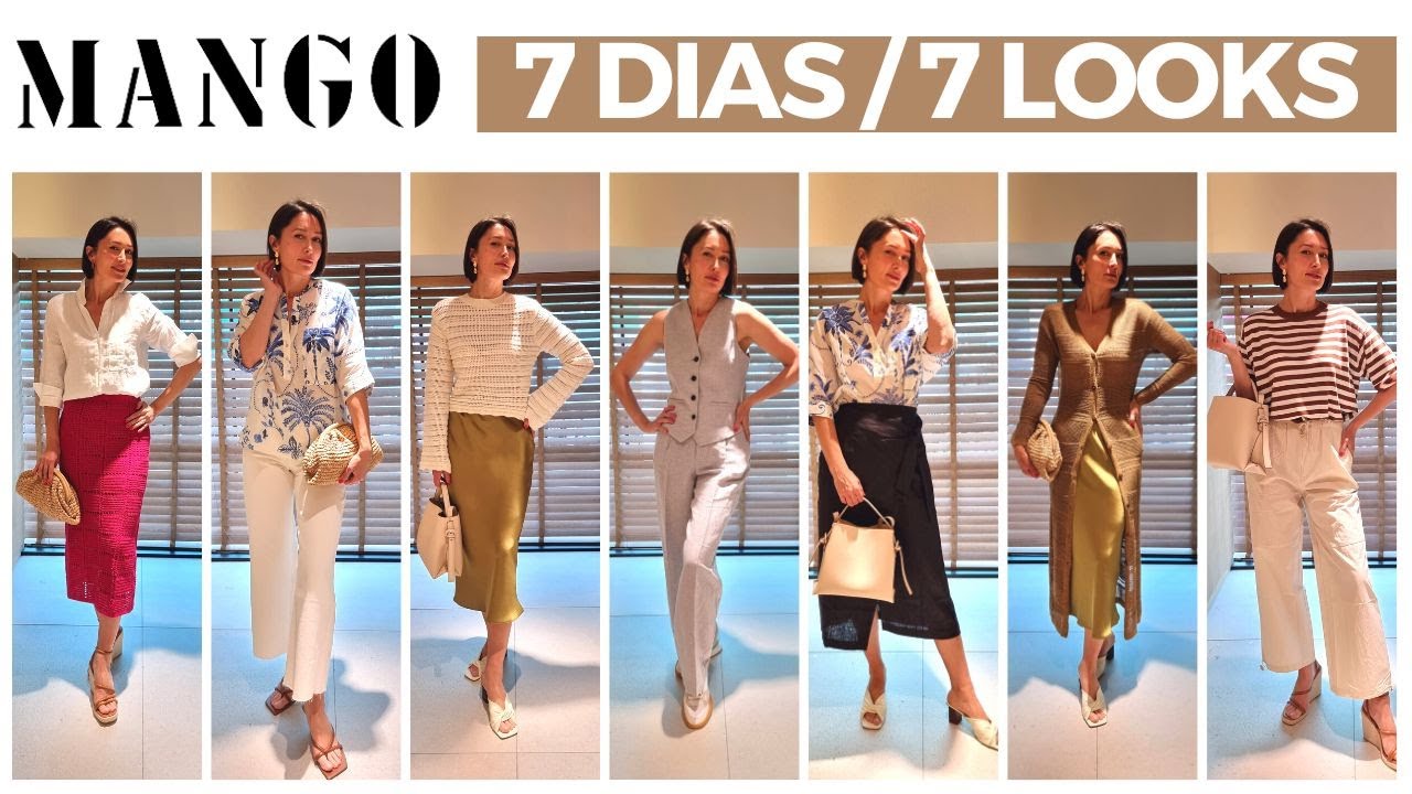 MANGO Try On Haul - 7 DIAS / 7 LOOKS! #katyamuir