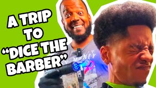 Terrence @rawswaggertv Green gets a haircut from @dicethebarber