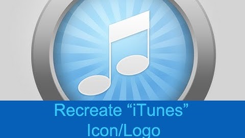 Photoshop Lesson 003: Recreating the iTunes logo
