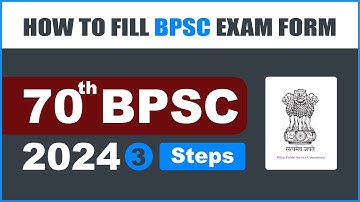 How to Fill BPSC 70th Online Form 2024 | Bihar BPSC 70th Online Form 2024 Kaise Bhare| 70 bpsc form