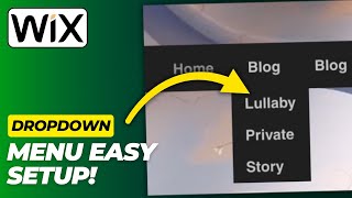 How to Add a Dropdown Menu on WIX | Add Subpage on Individual Page! - 2025 (Full Guide)