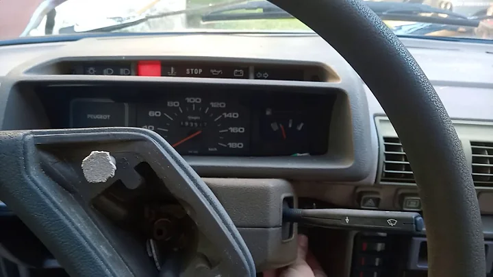 Cold Start 86' Peugeot 205 1.1