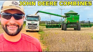 Harvesting Soybeans IN BRAZIL