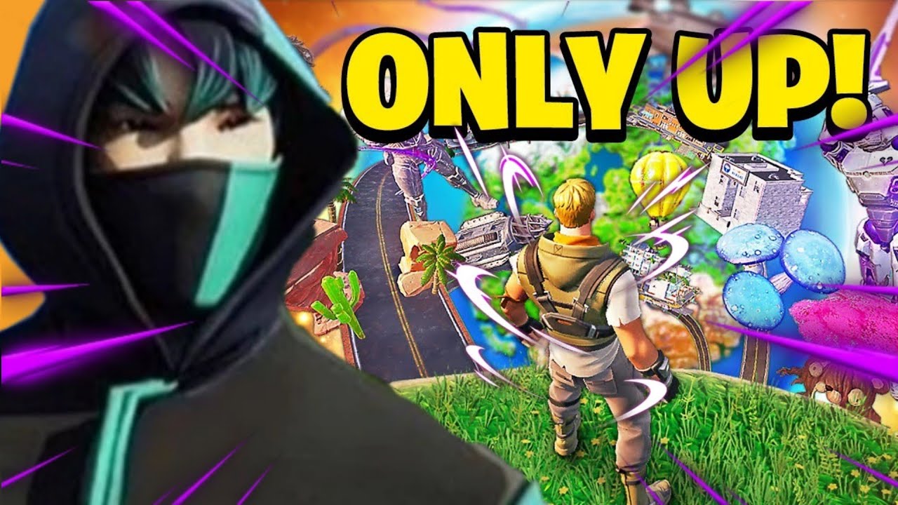 Forntite onlyup world record speed run 👀🔥 (part 3) #nickeh30 #fortni