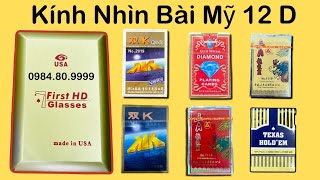 Kính Nhìn Xuyên Bài -  áp dụng chơi liêng , ba cấy , ba lá , bài cào , kính 12D