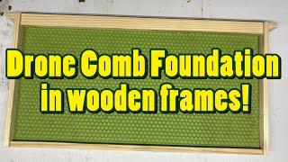❸ Plastic Drone foundation in a wooden frame!