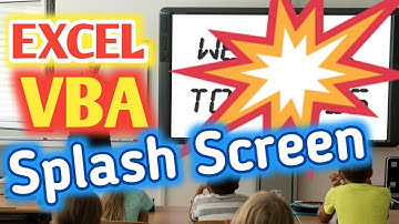 Excel Userform || excel userform vba | excel splash screen