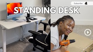 I finally Got a Standing Desk | Set Up my Anthrodesk Standing Desk with Me | Product Review