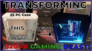 My New Gaming / Rendering RGB Beast! - $2000 PC Parts into $2 PC Case!