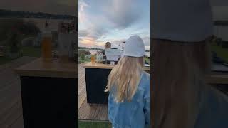 Sunset Wedding Cart