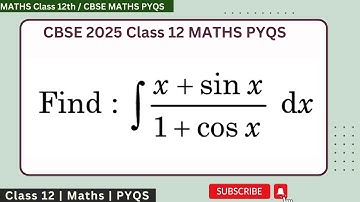 Find int (x+sin x)/(1+cos x) dx | Integral of (x + sin x)/(1 + cos x) dx | int(x+sinx)/(1+cosx) dx i