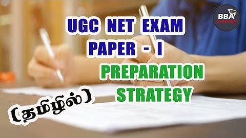 UGC NET PAPER -I Preparation Strategy l தமிழில்