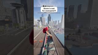 ITS FINALLY HERE!!!🔥  #skate #extremesportsgame #gaming #skateboarding @JimmyCruck