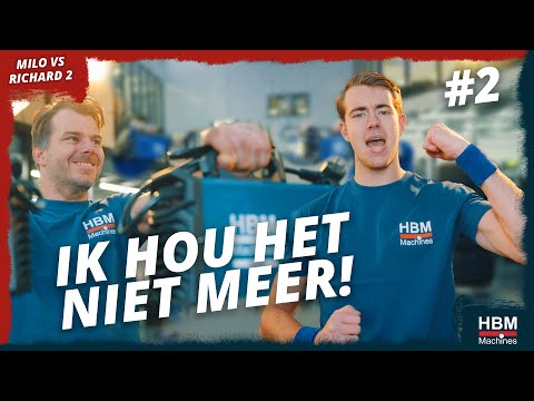 MasterMilo VS Richard Verschoor | Wie is het fitst? Drivers work-out met Richard & Milo💪