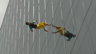 'Awe-Inspiring' Vertical Dancers Turn Heads In Seaport District