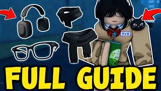 FULL GUIDE To ACCESSORIES in Gakuran! Roblox (Headphones, Glasses, Scarves & More)