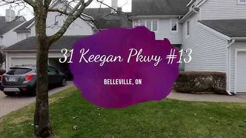 Video Walkthrough - 31 Keegan Parkway Unit 13, Belleville.