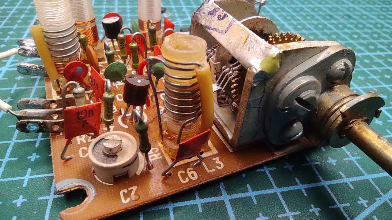 Перетянул блок УКВ 2-1С на FM диапазон приема - YouTube