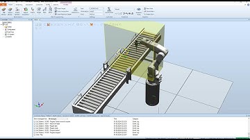 ABB Robotics Basic 1:ABB robot studio  Conveyor Tracking