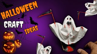 DIY Halloween Crafts - How To Make Tiny Sheet Ghosts for Halloween