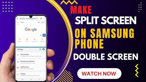 HOW TO MAKE SPLIT SCREEN ON SAMSUNG PHONE. #splitscreen #doublescreen
