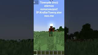 Townyde öncü aternos sunucusuyuz! İP:KrallarTowny.aternos.me #keşfet #minecraft #roblox #keşfetedüş