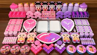 Slime Mixing Random Makeup Pink Vs Purple Nezha Top Asmr