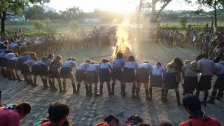 Scout Camp Fire Stunt
