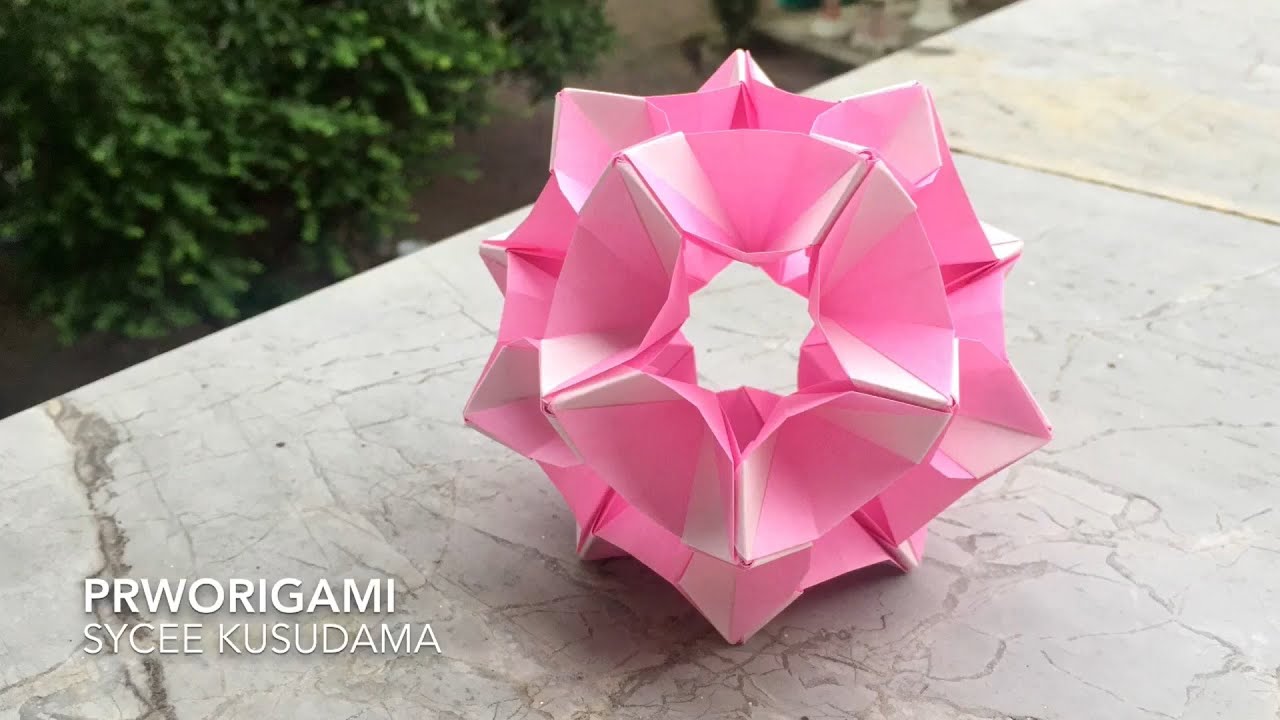 Sycee Kusudama - Gold Ingot - Fendy Tong
