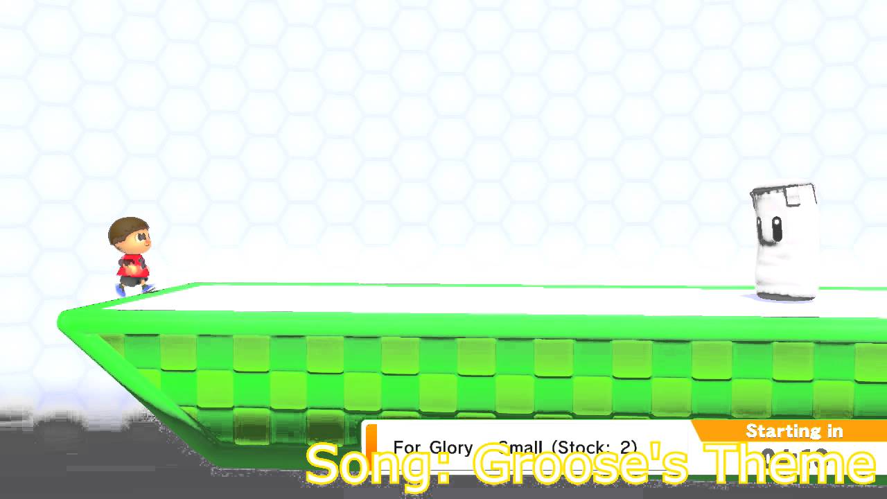 Who Can Pass Under The Tourney Waiting Stage? (Super Smash Bros. for Wii U)