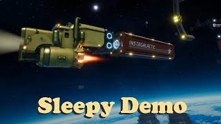 Star Trucker Demo Longplay | Chill Space Hauling (No Commentary)