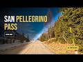 🇮🇹4K Driving the San Pellegrino Pass Winter Drive | Mountain Roads &amp; Alpine Villages | #scenicdrive