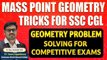 Massapuntgeometrietrucs voor SSC CGL | Geometrieprobleemoplossing voor competitieve examens