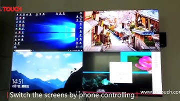 Splicing Screen Panel LCD Interactive Touch Screen Matrix Control Video Wall Display
