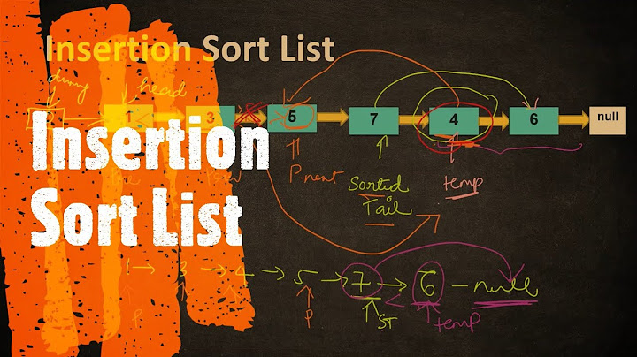Insertion Sort List | LeetCode 147 | Coders Camp