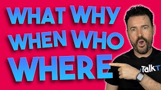 ❓Preguntas en INGLÉS con WHAT / WHERE / WHEN / WHY / WHO / WHOSE / WHICH