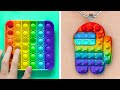 POP IT TO THE BEST SATISFYING DIYs || Cute Parenting Crafts For Bored Kids, Slime And Magic Tricks