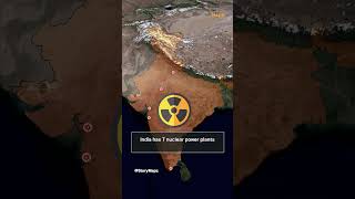 All the Nuclear Power Plants in India ☢ [Story Mapz]