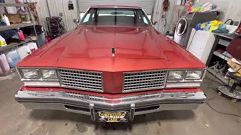Dead Paint Brought Back!! 1976 Oldsmobile 98 Regency Coupe!!! How To Paint Correct!!!