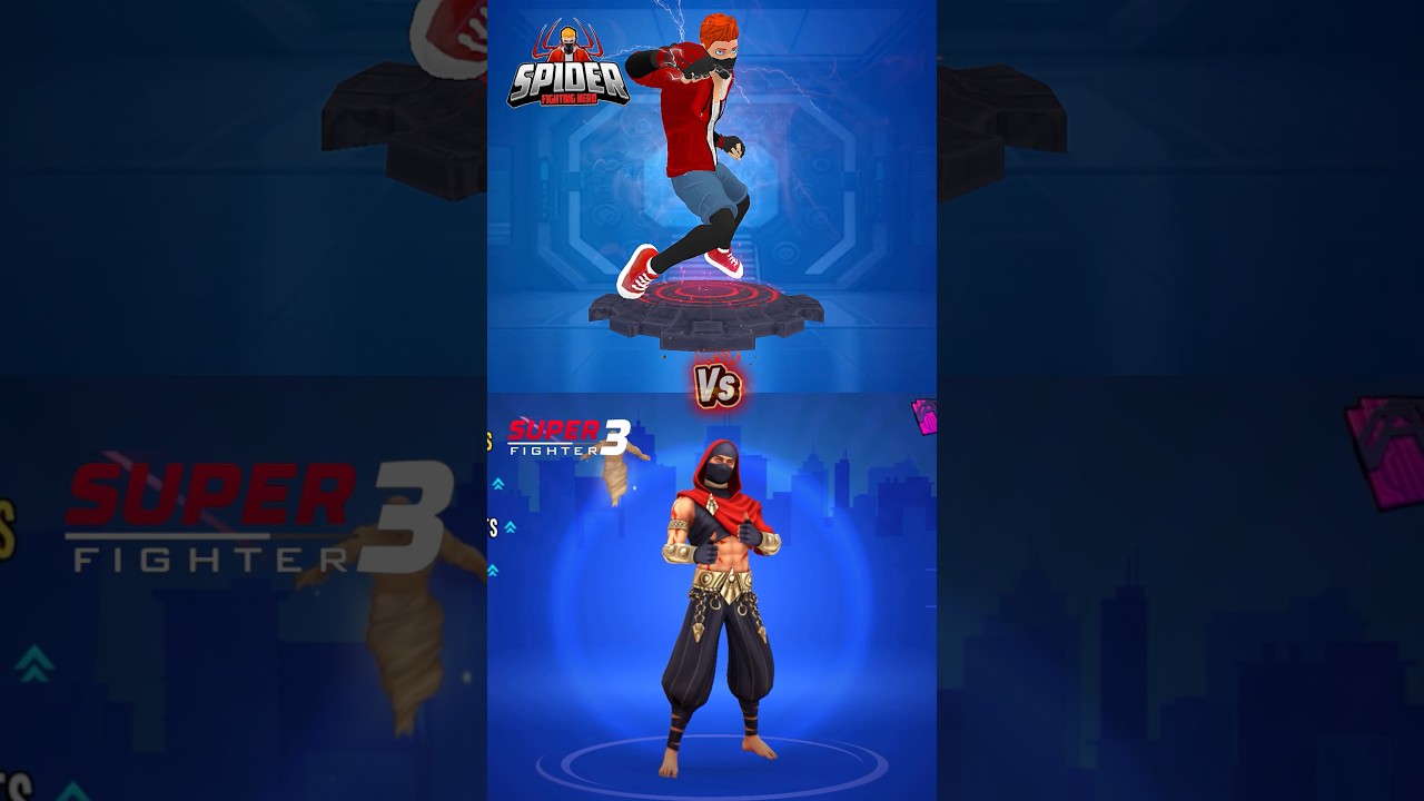 Spider fighter 3 vs Spider fighter 3D #spiderfighter3 #gaming #shorts
