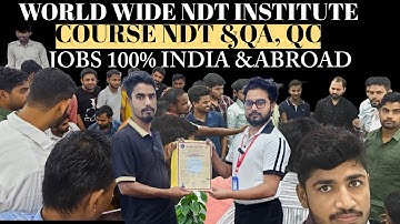 Join NDT Level II Training Course : Student Success Stories from Our NDT Level II & QA/QC Courses!