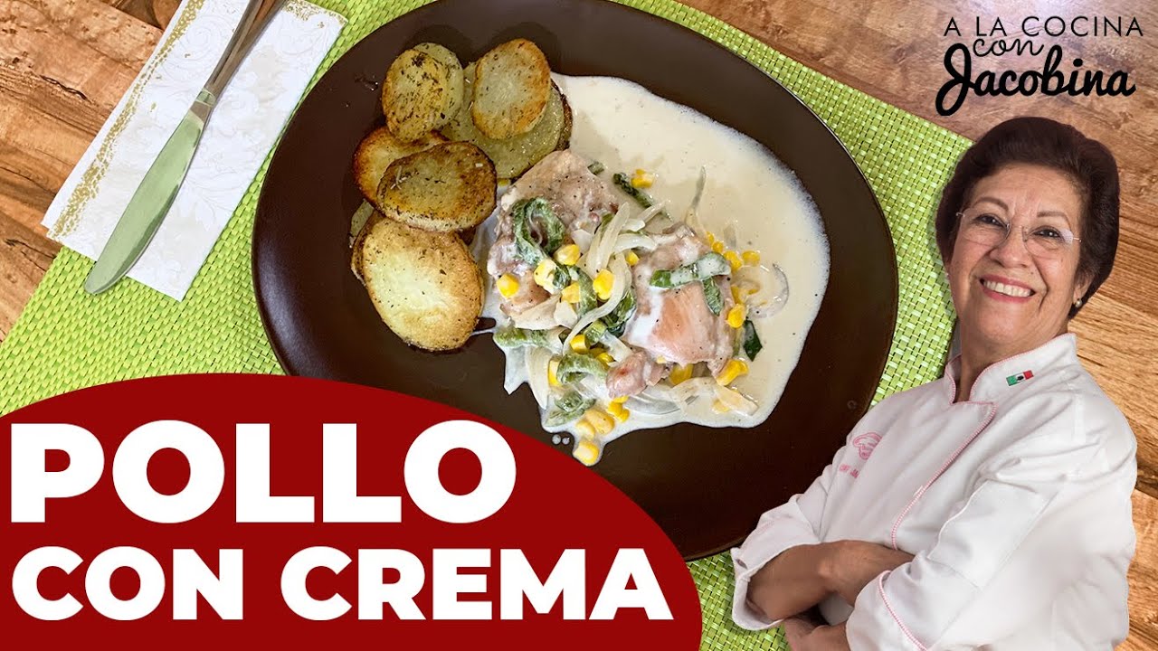 COMO HACER POLLO CON CREMA | COMO HACER PAPAS ASADAS AL SARTÉN