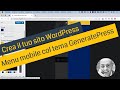 Crea il tuo sito WordPress - GeneratePress Premium Menu Mobile e OffCanvas