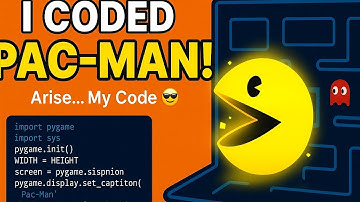 Building a Simple PACMAN in Python (Coding Timelapse + Gameplay)