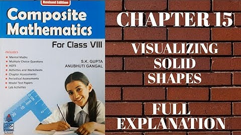 std 8 || chapter 15 || Full Explanation || Visualising Solid Shapes|| s.chand || composite maths