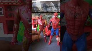 SpiderMan Doesn't Like Ironman. He's Small and Weak #marveltoys #spiderman
