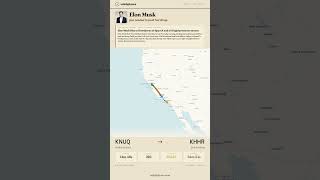 Elon Musk flies KNUQ → KHHR (1h 7m)