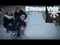 Lepimy ciągnik ze śniegu, Wiata w Mokrzynie, ZIMA 2017 ☆ Vlog - Go Pro Hero ㋡ MafiaSolec & Bronczek