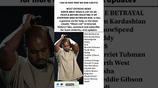 Kanye West Beefing With Curious George? 🐵  Betrayal List #shorts #kanyewest #ye #viral #trending