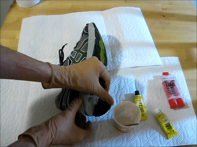 fixing shoe sole